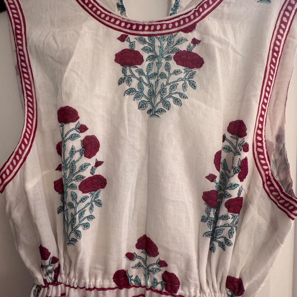 OLIPHANT Sleeveless Piped Maxi - Napa Red large - Picture 6 of 8